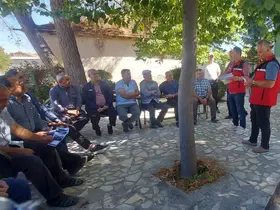 Uşak’ta tarım ekipleri üreticilerle bir araya geliyor
