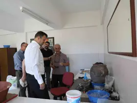 Vali Akmeşe Kınık Höyük Kazı Alanını inceledi
