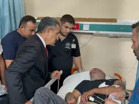 Vali Ekici, Cudi Dağı dönüşünde yaralanan 34 vatandaşı ziyaret etti
