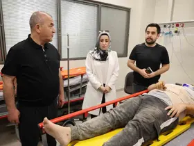 Vali Hatipoğlu hastanedeki yaralıları ziyaret etti
