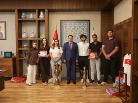 Vali Işın, DUSCART Takımı’nı ağırladı
