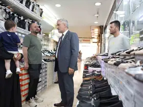 Vali Makas, esnaf ve vatandaşlarla buluştu
