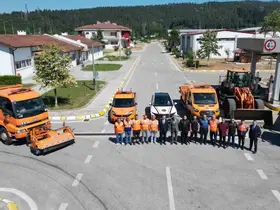Vali Makas’tan Kaynaşlı’da Karayolları incelemesi
