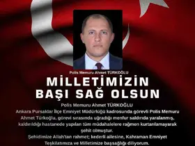 Vali Makas’tan şehit polis memuru Türkoğlu için taziye mesajı
