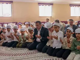 Vali Sözer hafız adaylarıyla bir araya geldi
