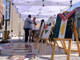 Van’da Filistin’e destek resim sergisi açıldı
