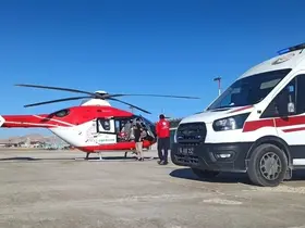 Van’daki kalp hastası bebek ambulans uçakla İstanbul’a sevk edildi
