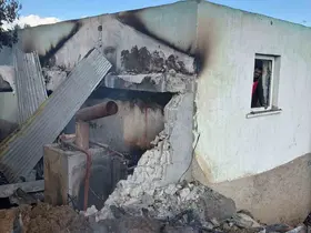 Varto’da çıkan yangında 5 büyükbaş hayvan telef oldu, evin çatısı yandı
