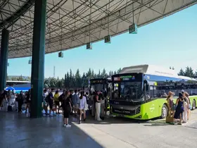 Vatandaşlar mavi bayraklı plajlara "800CK" ile akın etti
