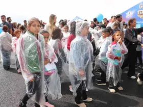 Vatandaşlar yağmura rağmen TEKNOFEST Güneydoğu’ya akın ediyor
