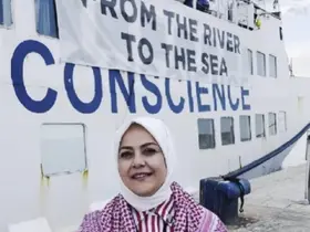 Vekil Ün ’Vicdan’ gemisiyle Gazze yolculuğuna çıktı
