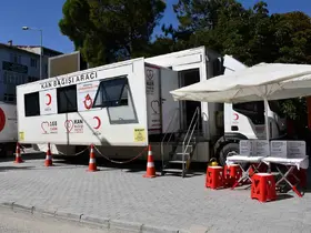 Vezirköprü’de Kızılay’a kan bağışı
