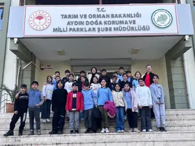 Yaban hayatını eğitim merkezinde öğrendiler
