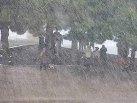Yağışın kalbi Samsun’da attı

