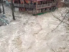 Yahyalı’daki selden yeni görüntüler ortaya çıktı

