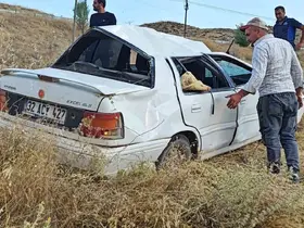 Yalvaç’ta otomobil şarampole devrildi: 1 yaralı
