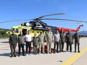 Yatağan’da konuşlu yangın söndürme helikopteri hizmete başladı
