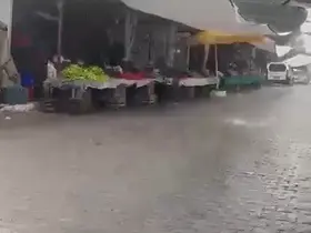 Yatağan’da sağanak yağış etkili oldu
