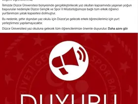 Yatak kapasitesi doldu uyarısı
