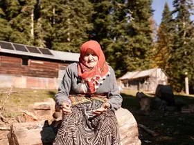 Yaylada vargit çiçekleri açtı, dönüş yolculuğu başladı
