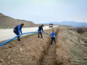 Yazıhan Boyaca ve Cendere’ye 2 bin 700 metre içme suyu hattı
