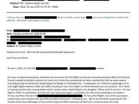 Yeni Epstein belgeleri yayınlandı: Trump, Epstein’ın özel jetinde defalarca uçmuş
