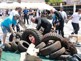 Yeni Foça’da denizden çıkanlar şaşırttı
