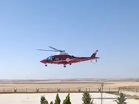 Yenidoğan bebeğe ambulans helikopter