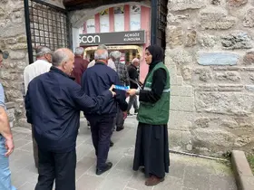 Yeşilay’dan cuma namazı sonrası bilgilendirme
