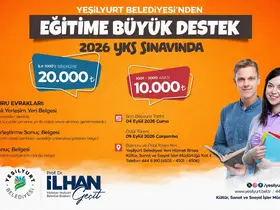 Yeşilyurt Belediyesi’nden eğitime destek
