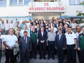 Yıldırım, Otlukbeli’nde belediye çalışmalarını inceledi
