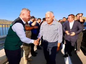 Yıldırım Turnaçayırı Barajı’nda incelemelerde bulundu
