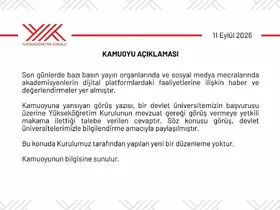 YÖK’ten akademisyenlerin sosyal medya faaliyetlerine ilişkin açıklama: "Bu konuda Kurulumuz tarafından yapılan yeni bir düzenleme yoktur"

