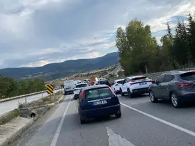 Yol çalışması 21 ilin geçiş noktasını kilitledi
