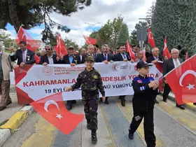 Yozgatlı Gaziler, törende bir araya geldi
