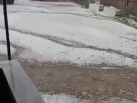 Yozgat’ta sağanak ve dolu etkili oldu
