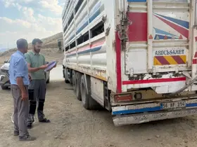 Yüksekova’da hayvan sağlığı için yol kontrolleri sürüyor

