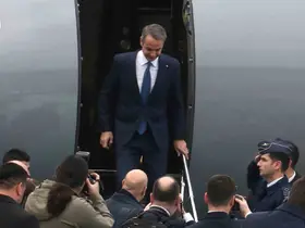 Yunanistan Başbakanı Miçotakis, Cumhurbaşkanı Erdoğan ile görüşmek üzere Ankara’da
