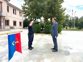 Yüzbaşı rütbesine yükselen Osmaneli İlçe Jandarma Komutanı Soy’a başarı dileği

