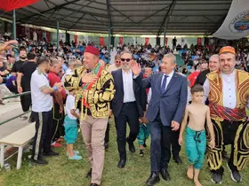 Zengibar Karakucak Güreşleri’nin başpehlivanı Feyzullah Aktürk
