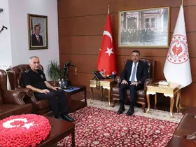 Zonguldak’ın yeni Emniyet Müdürü Kaba’dan Vali Hacıbektaşoğlu’na ziyaret
