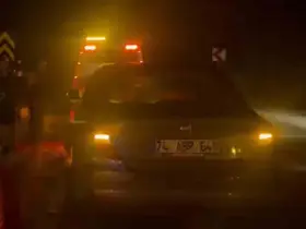 Zonguldak’ta iki araç kavşakta çarpıştı
