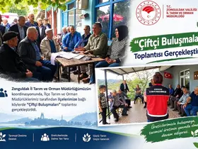 Zonguldak’ta üreticilere tarımsal destekler anlatıldı
