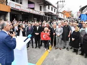 Zorkun Yaylası’nda tamamlanan yol törenle açıldı
