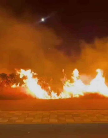 Diyarbakır'da Korkutan Yangın