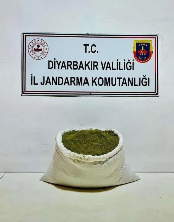 Diyarbakır’da 38 kilo esrar ele geçirildi