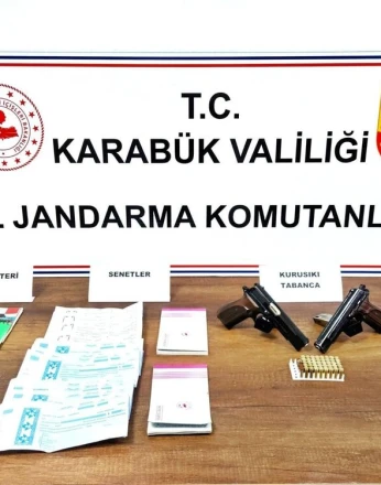 Karabük'te tefecilik operasyonu: 2 gözaltı