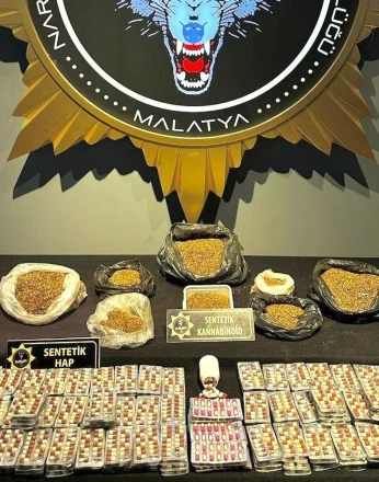 Malatya’da uyuşturucu operasyonu: 5 gözaltı