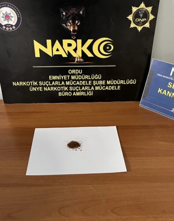 Ordu’da uyuşturucu operasyonu