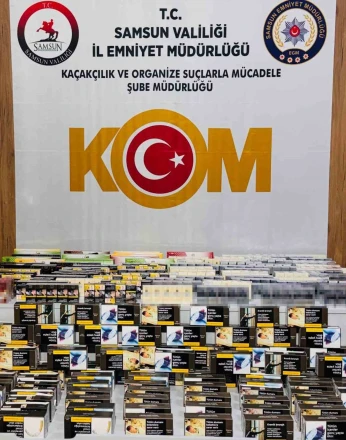 Samsun’da kaçak tütün mamülleri operasyonu